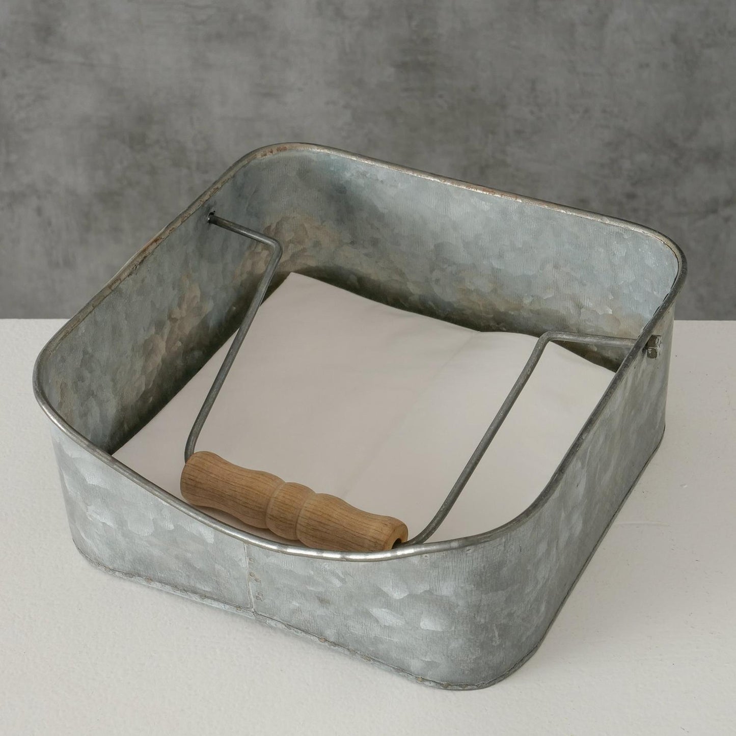 Boltze home porte-serviettes jackson zinc 18x18x7cm