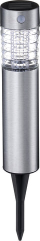 Éclairage de jardin solaire Grundig – lampe de jardin avec piquet – lumière blanc froid – ip44 – ø6 x 38,5 cm