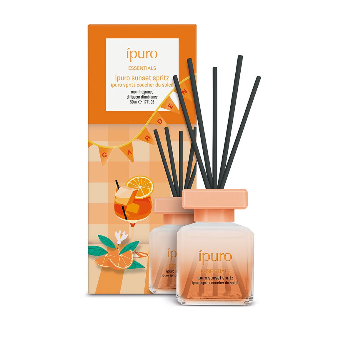 Ipuro diffuseur de parfum coucher de soleil spritz 50ml