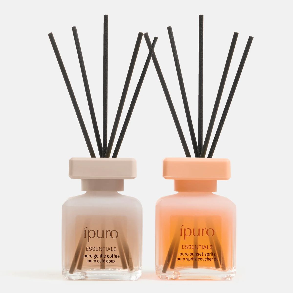 Ipuro coffret diffuseur de parfum café doux coucher de soleil spritz 2x50ml