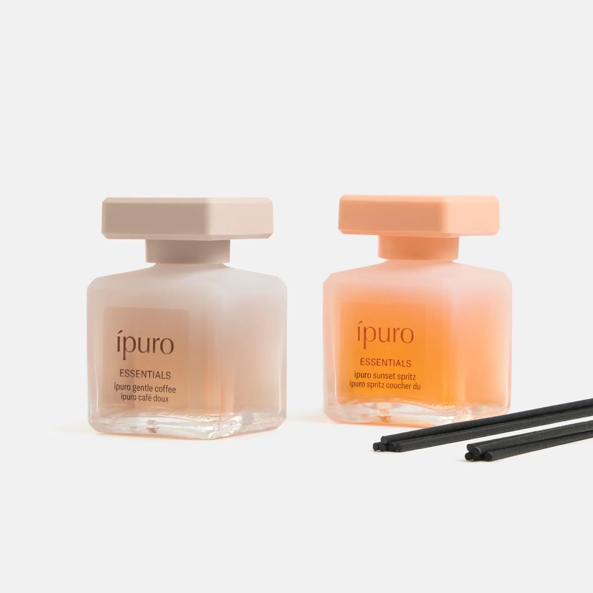 Ipuro coffret diffuseur de parfum café doux coucher de soleil spritz 2x50ml