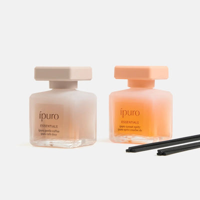 Ipuro coffret diffuseur de parfum café doux coucher de soleil spritz 2x50ml