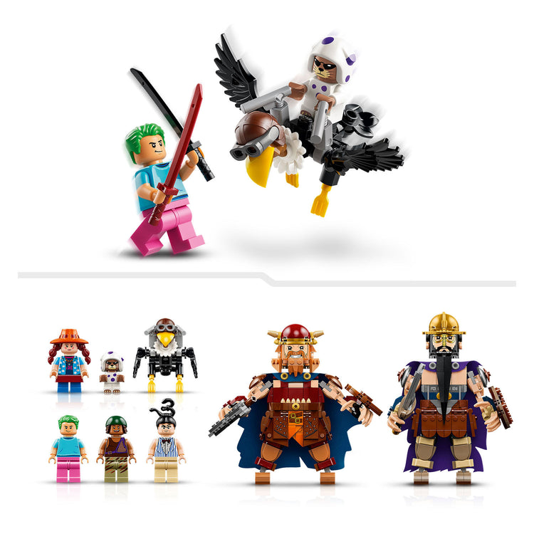 Lego une pièce Dorry contre Brogy-géants de petits jouets pirates pour enfants 75644