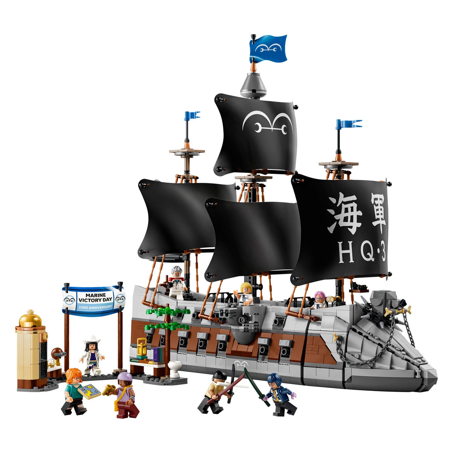 Lego one piece le cuirassé des pirates de Garp jouets pour enfants 75646
