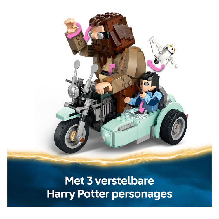 Lego 76443 Harry Potter Hagrid et Harry's Ride sur la moto
