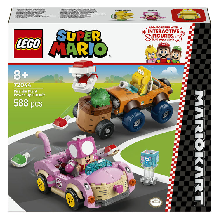 Lego super mario kart 72044 poursuite avec la plante piranha