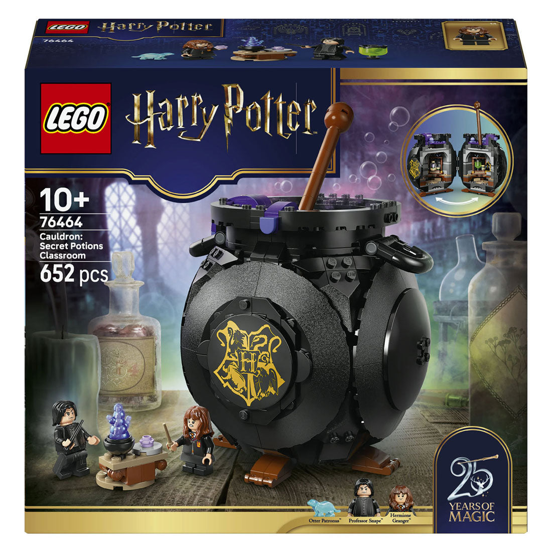 Lego Harry Potter tm 76464 chaudron avec salle de classe de potions secrètes