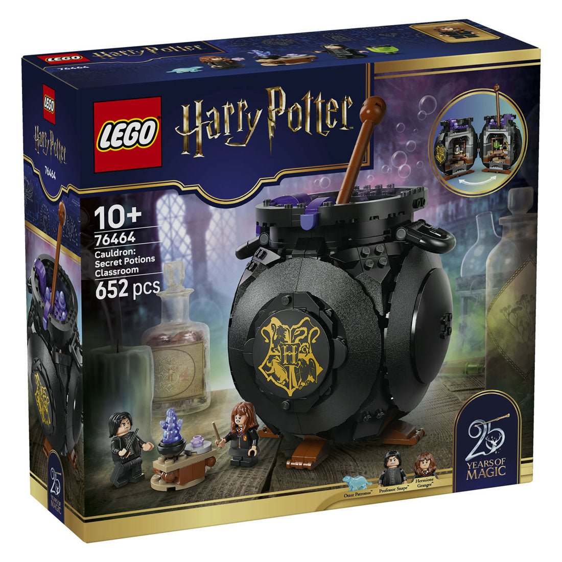 Lego Harry Potter tm 76464 chaudron avec salle de classe de potions secrètes