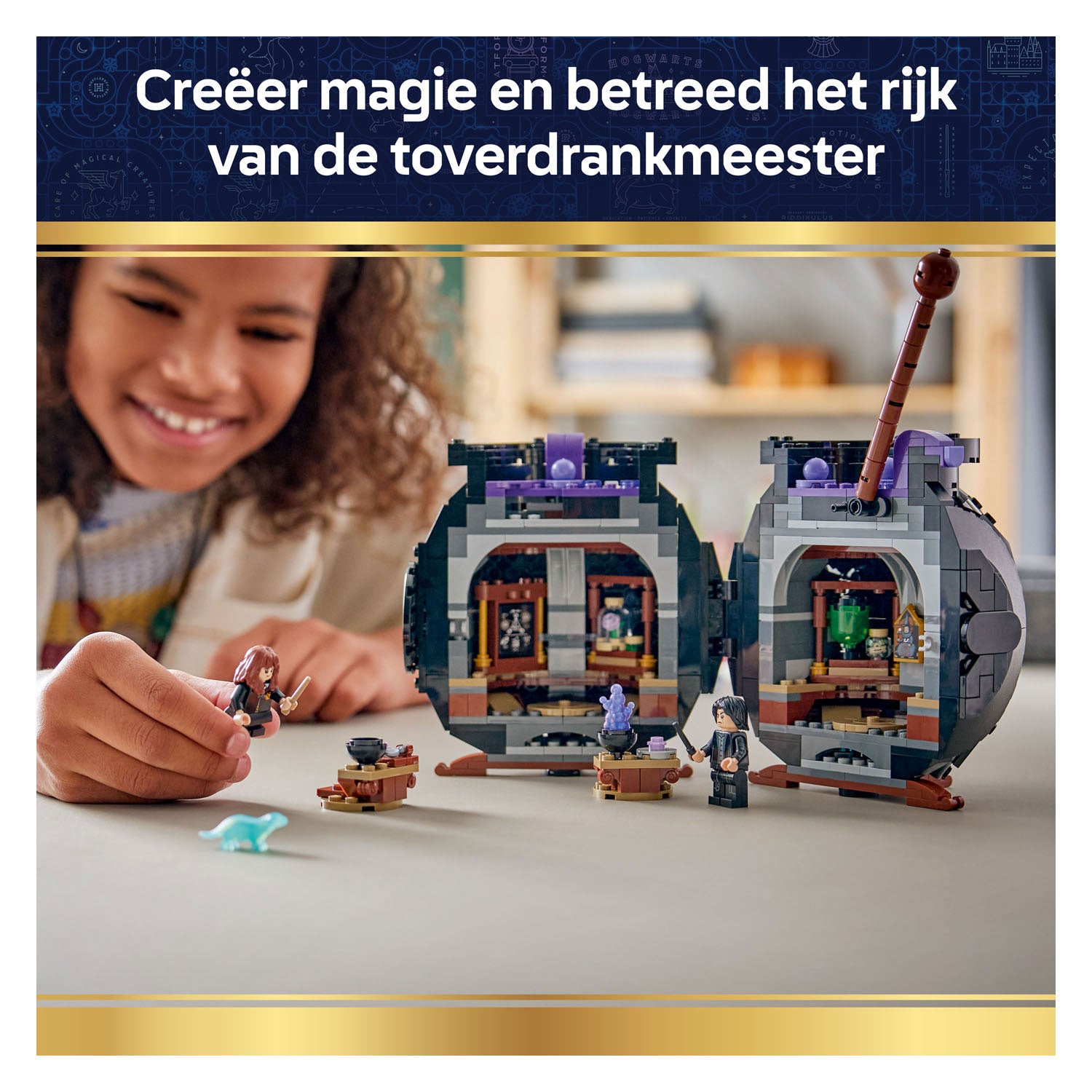 Lego Harry Potter tm 76464 chaudron avec salle de classe de potions secrètes