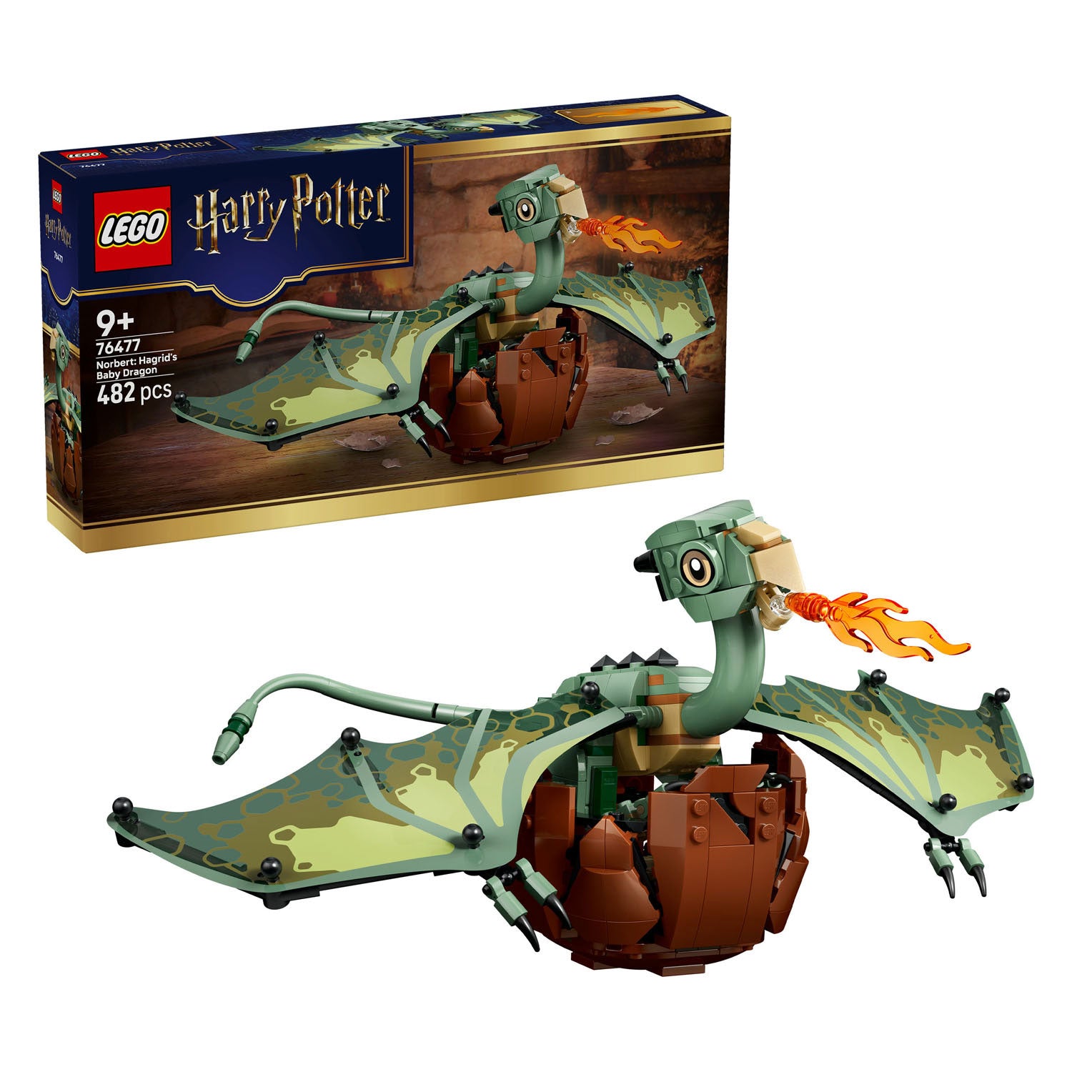 Lego Harry Potter 76477 Norbert : le bébé dragon de Hagrid