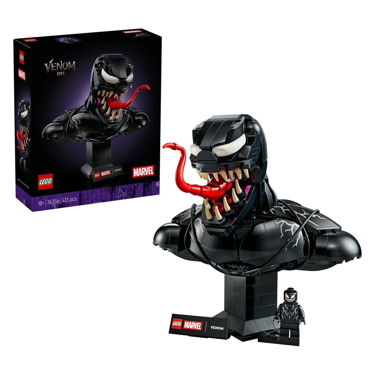 Lego super héros 76356 buste de venin