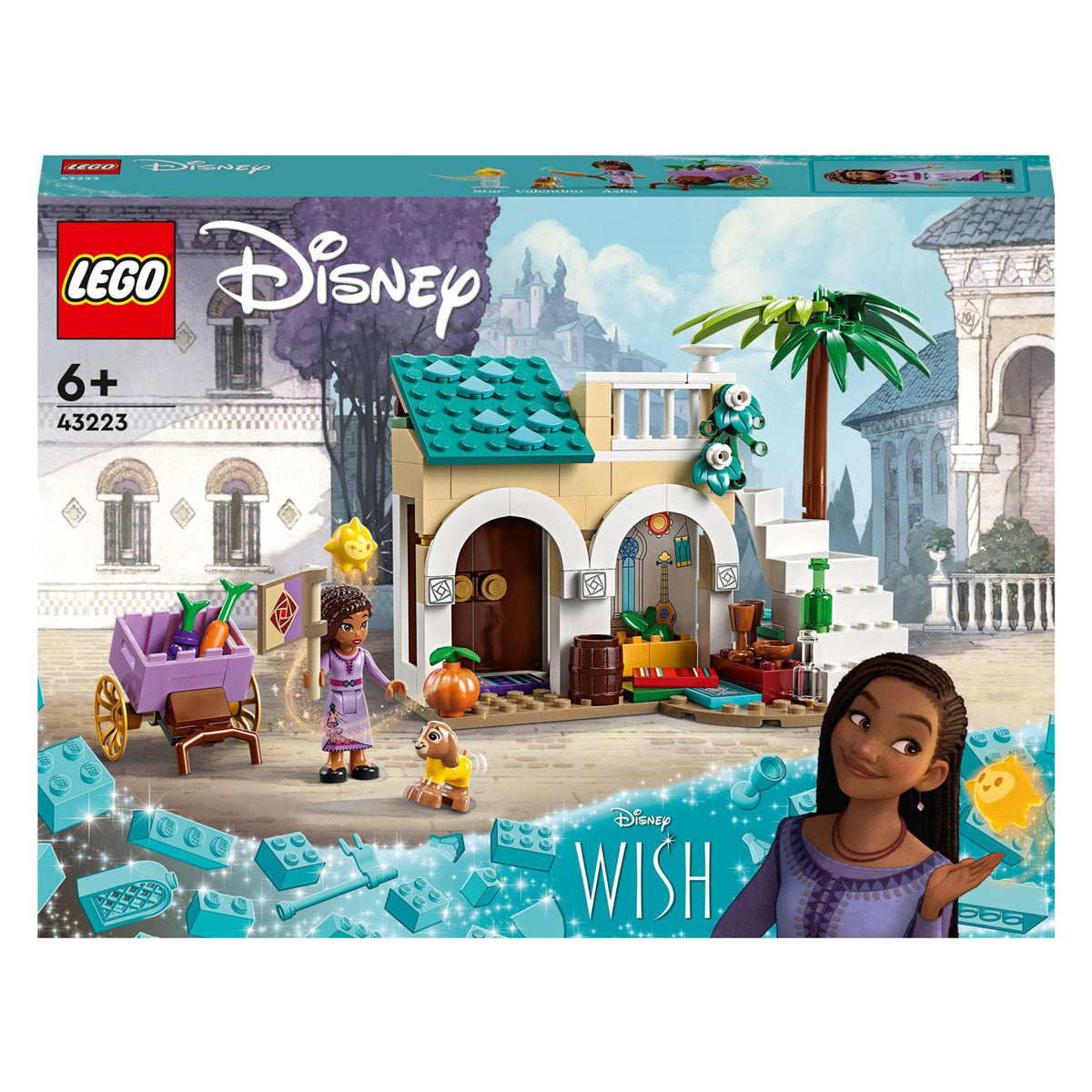 Lego disney - asha dans la ville jouets de construction Rosas (43223)