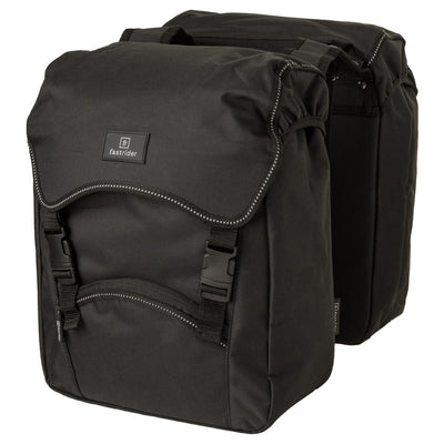 Fastrider unibag traffic double sacoche de vélo basics noir