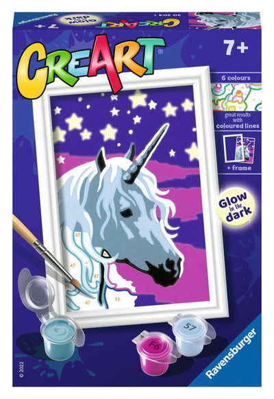 Ravensburger Creart peinture sur le nombre de rêves de licorne