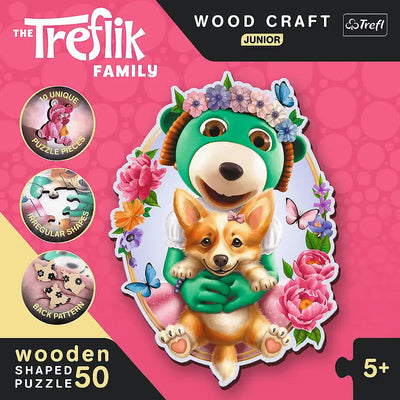 Trefl Houten The Teflik Family Junior Puzzle 50 Pieces