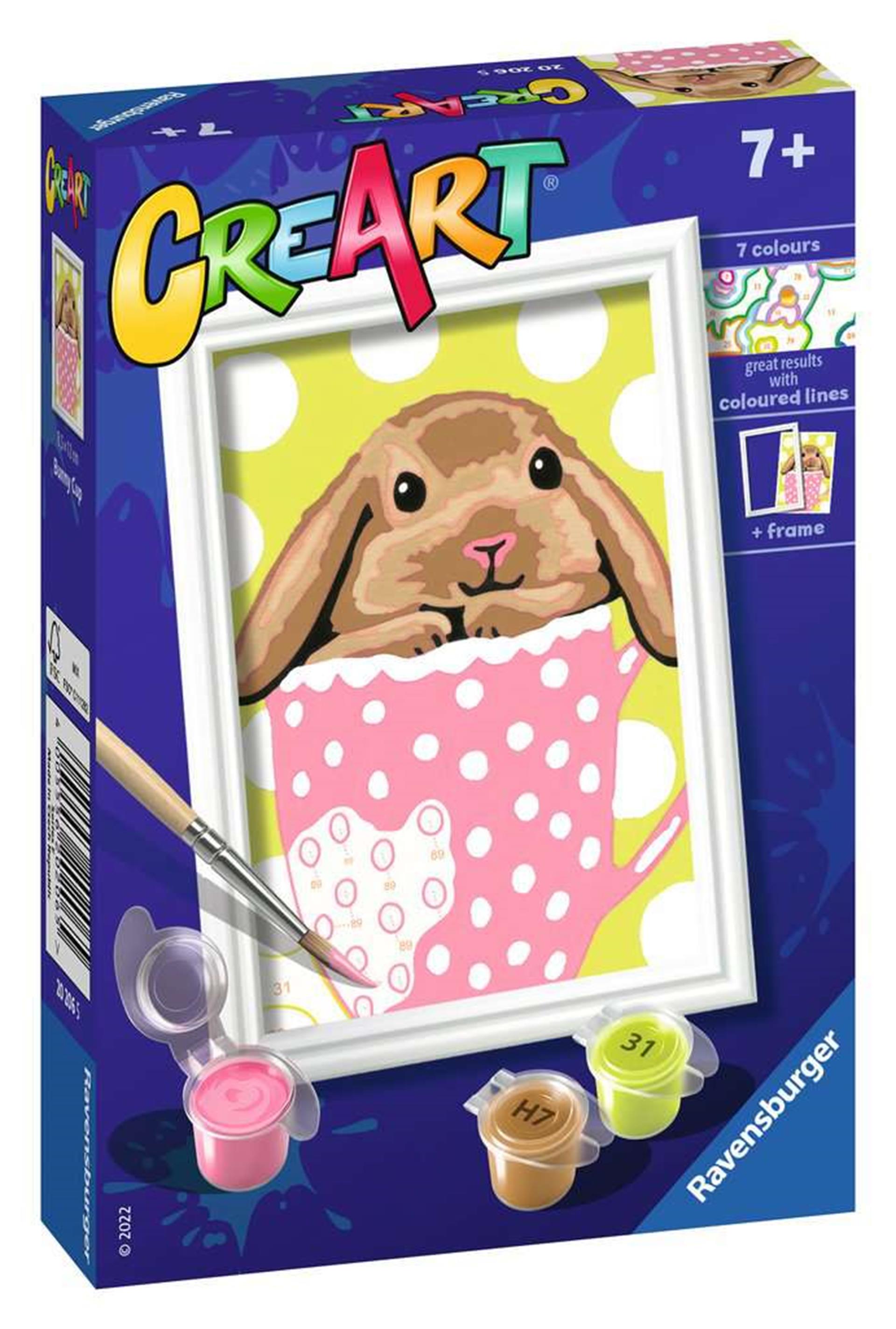 Ravensburger Creart Painting by Number Konijntje Cup