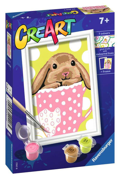 Ravensburger Creart Painting by Number Konijntje Cup