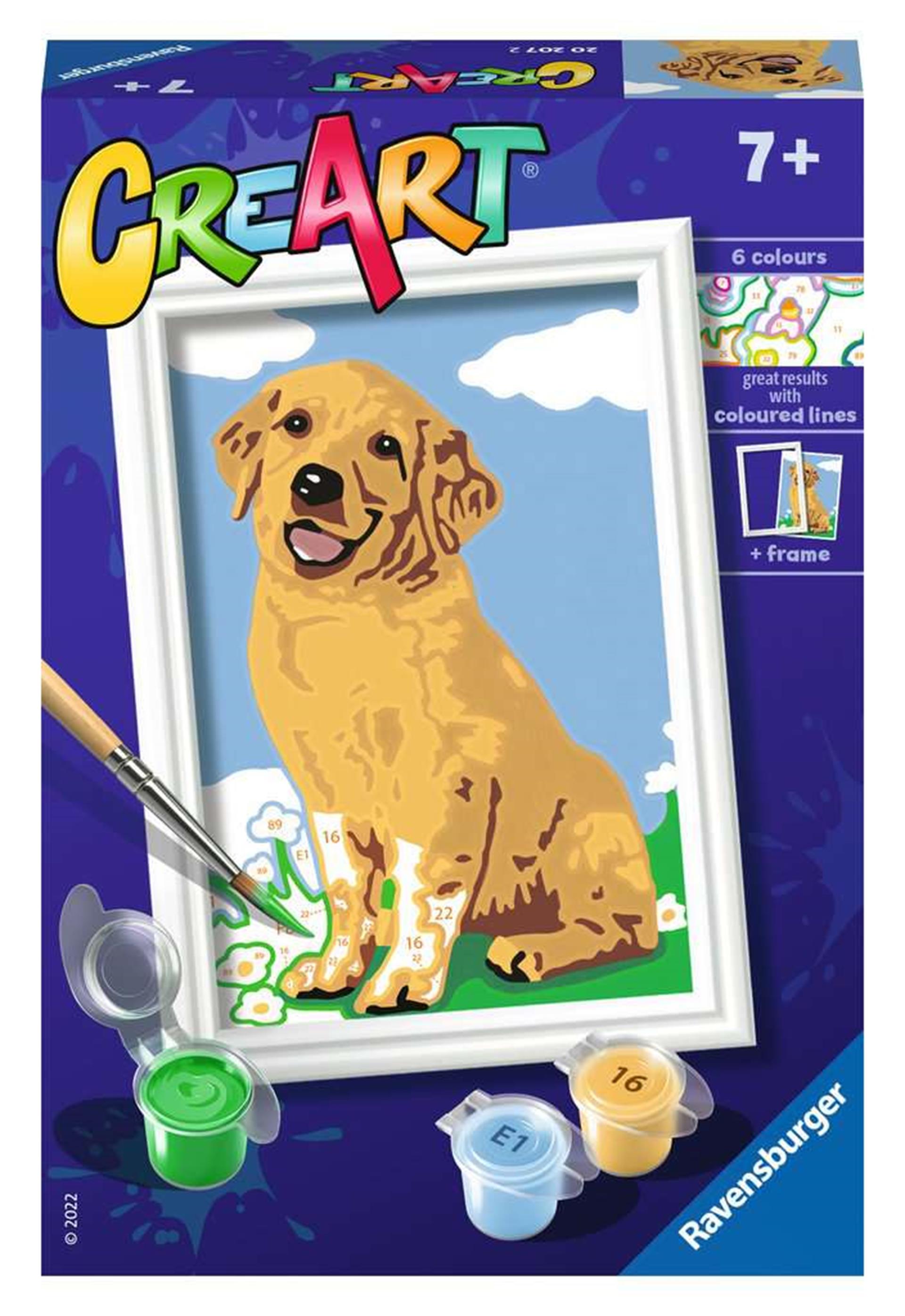 Ravensburger Creart peinture sur Song Kind Retriever