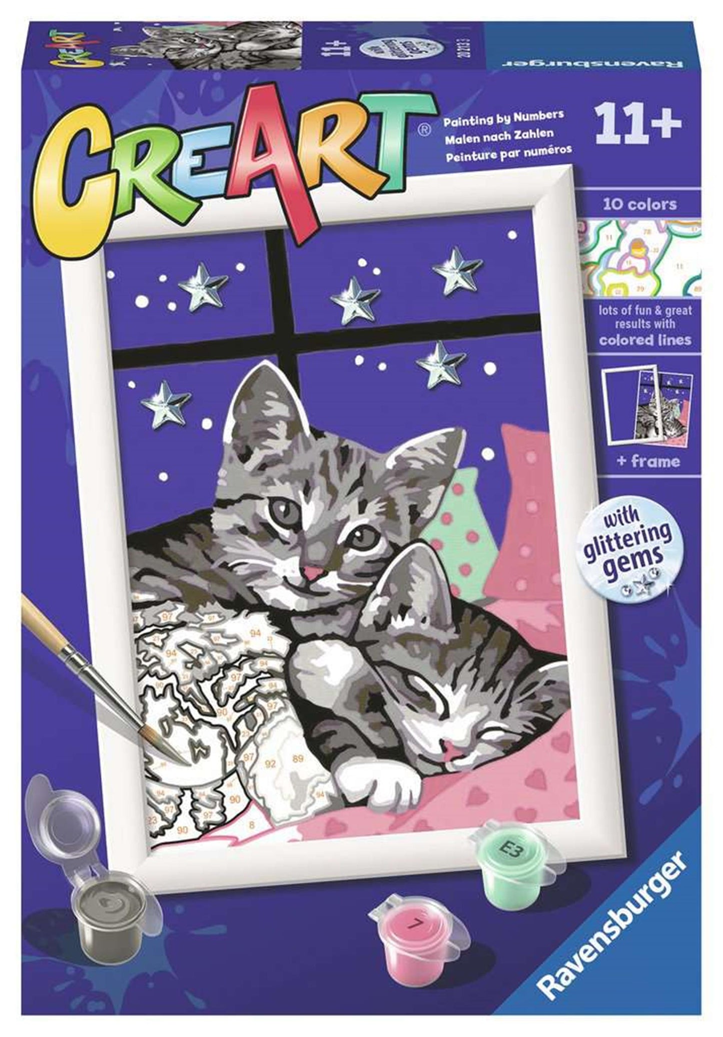 Ravensburger Creart Painting by Number Sleepy Kittens