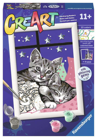 Ravensburger Creart Painting by Number Sleepy Kittens