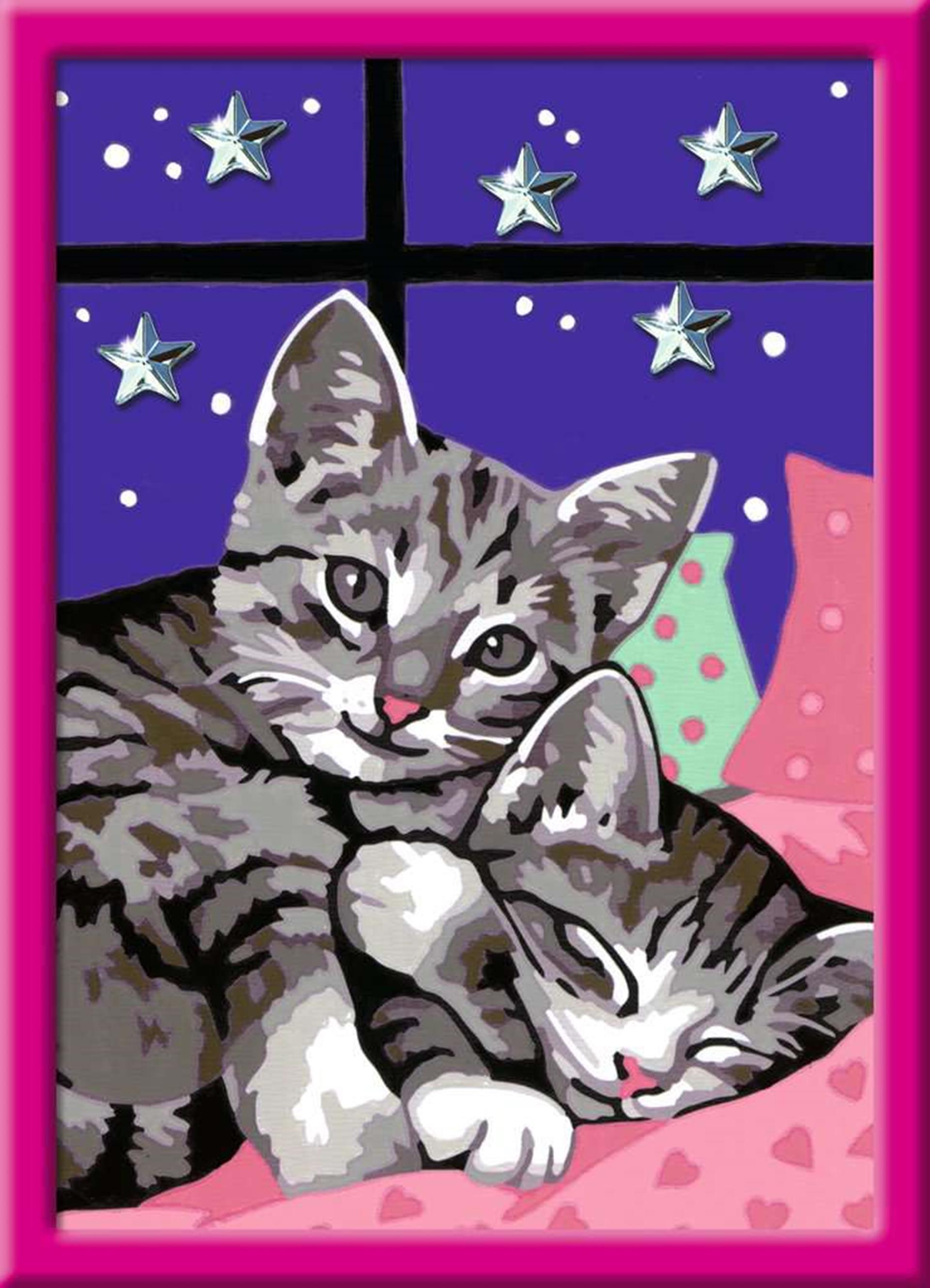 Ravensburger Creart Painting by Number Sleepy Kittens