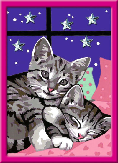 Ravensburger Creart Painting by Number Sleepy Kittens