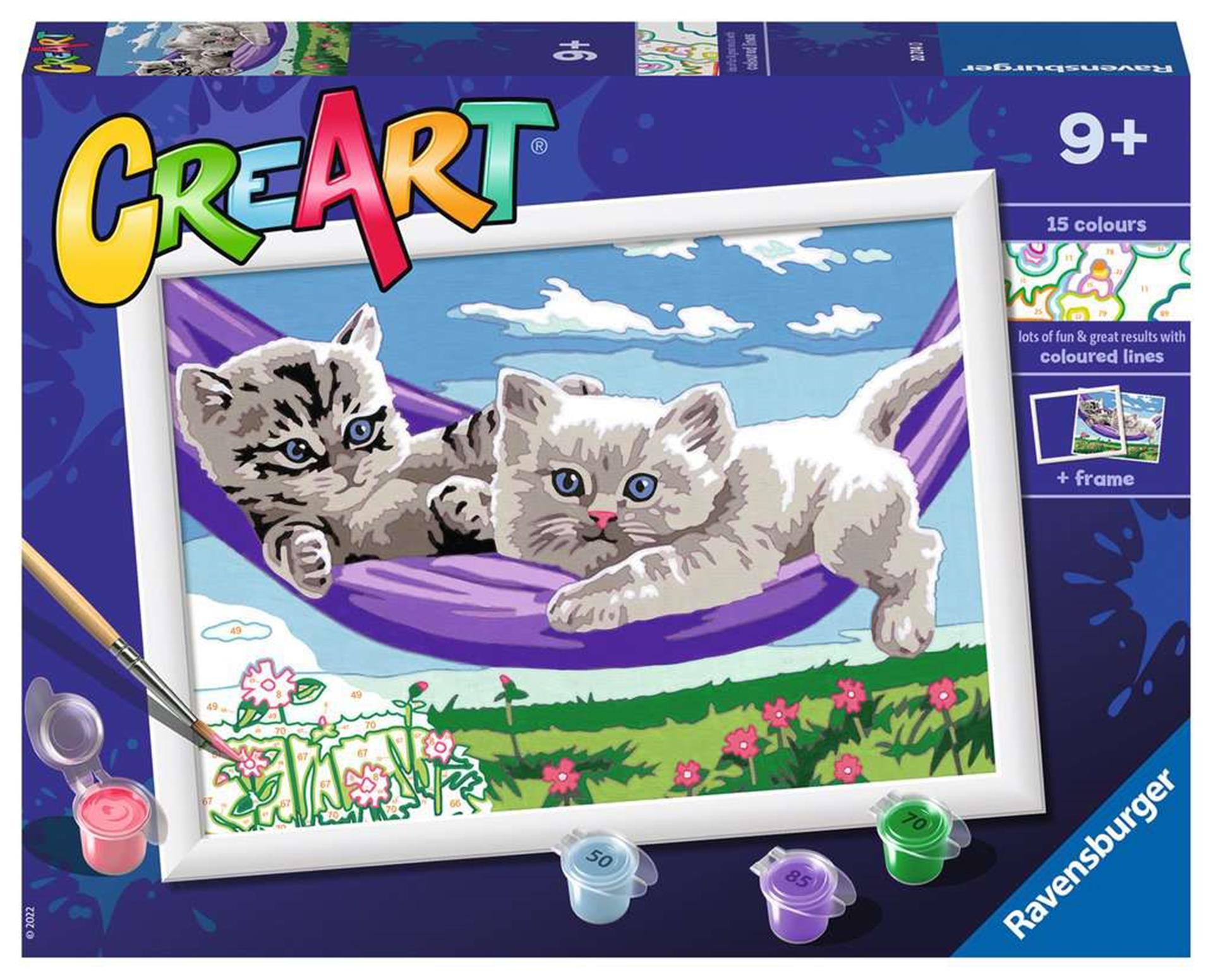 Ravensburger Creart peinture au numéro de hamac de plaisir