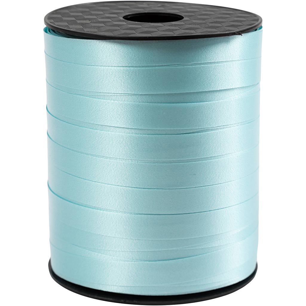 Ruban cadeau d'entreprise Creativ, L: 10 mm, turquoise clair, 250 m 1 rouleau