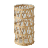 Boltze home vase favro verre jonc de mer ø11xh20cm - afbeelding 1