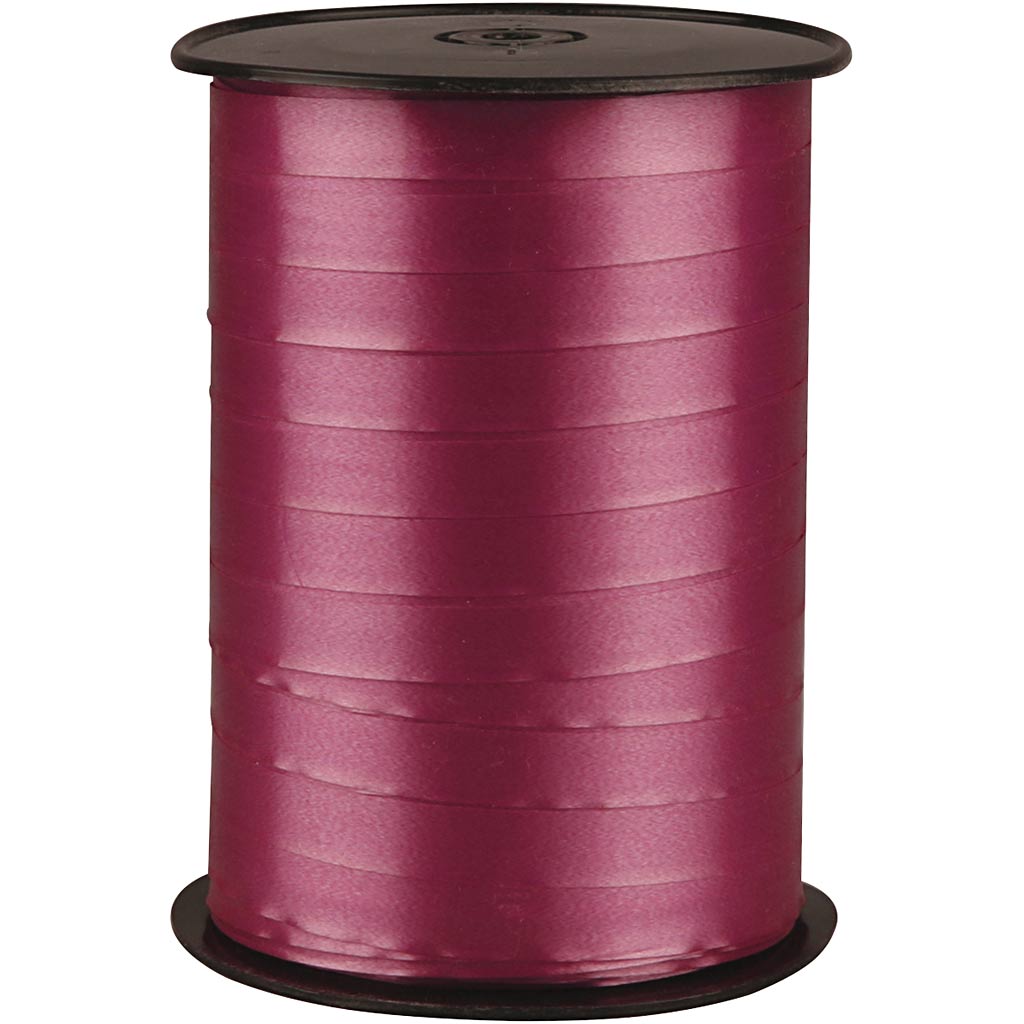 Creativ Company GiftInt, b: 10 mm, brillant, Robijn Rood, 250 m 1 rouleau