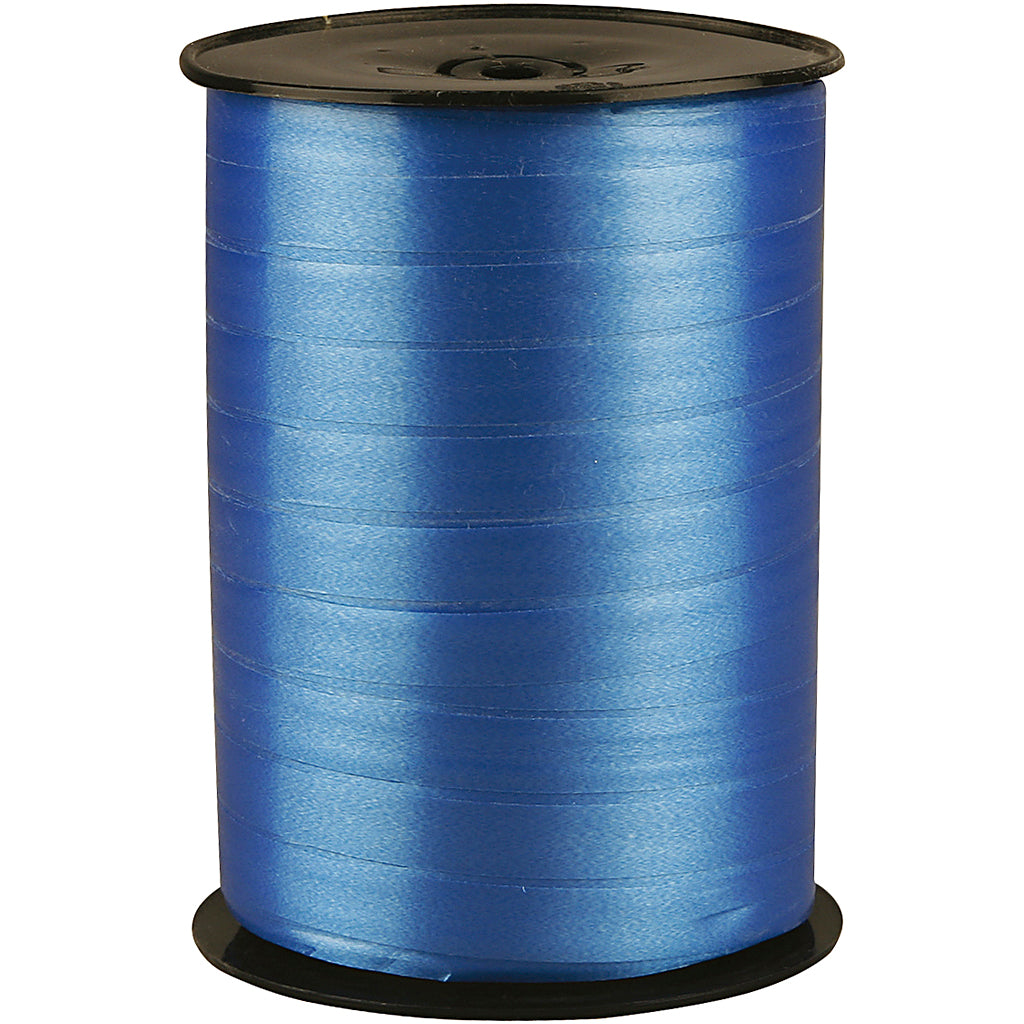Creativ Company Giftin, b: 10 mm, brillant, bleu, 250 m 1 rouleau