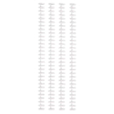 Vaessen creative • bind easy click reliure dos 12mm blanc 4 pcs. - afbeelding 1