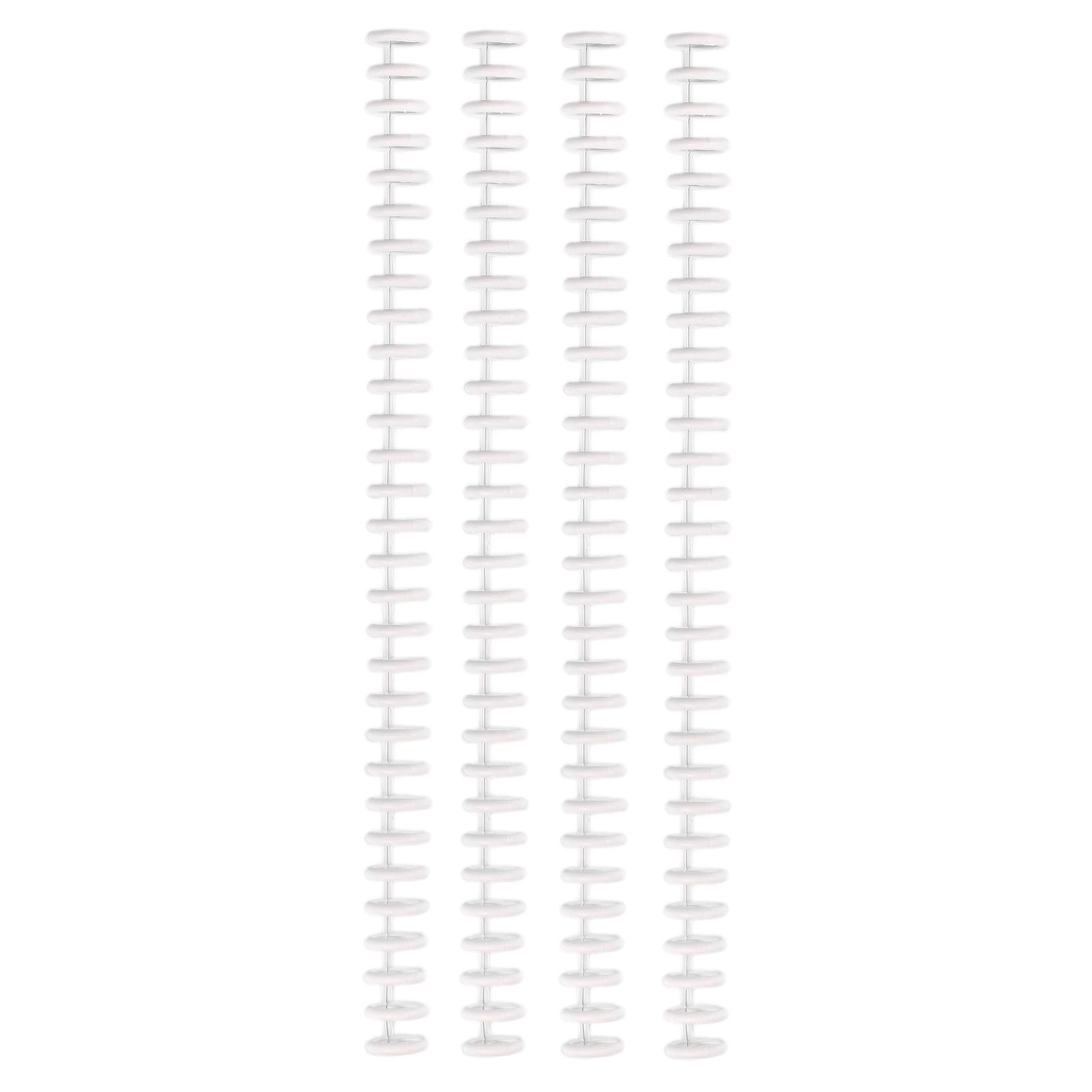 Vaessen creative • bind easy click reliure dos 12mm blanc 4 pcs.