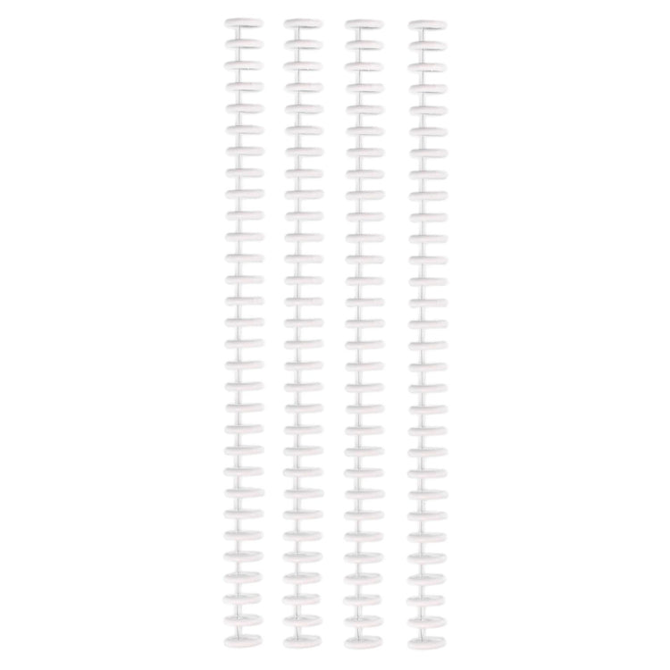 Vaessen creative • bind easy click reliure dos 12mm blanc 4 pcs.