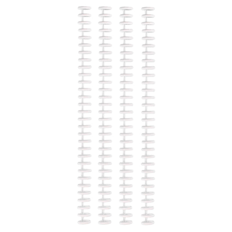 Vaessen creative • bind easy click reliure dos 12mm blanc 4 pcs.