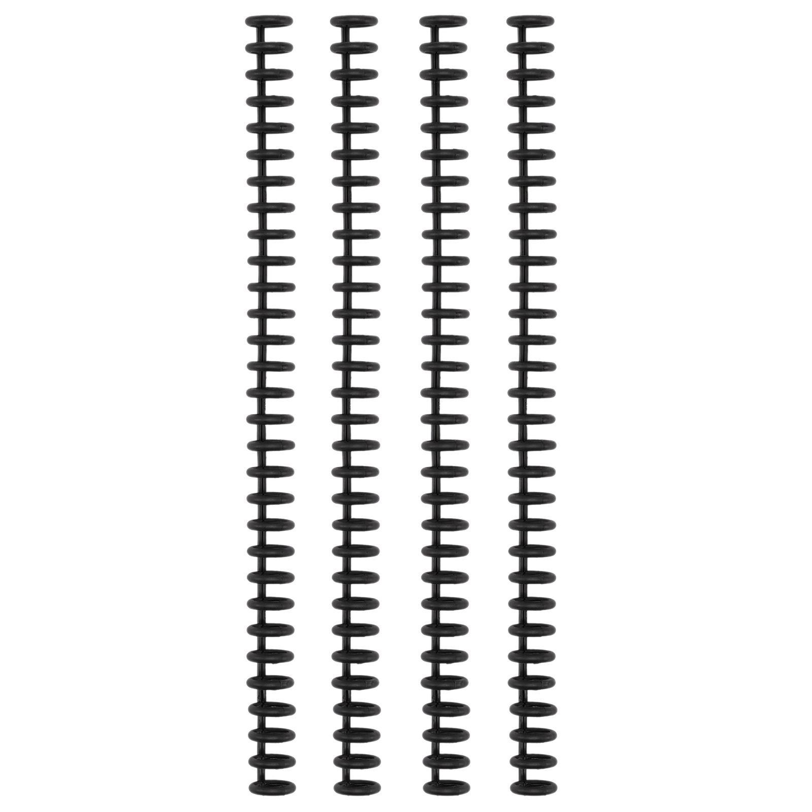 Vaessen creative • bind easy click reliure dos 12mm noir 4 pcs.
