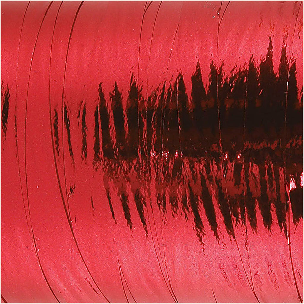 Ruban cadeau, l: 10 mm, brillant, rouge métallisé, 250 m 1 rouleau