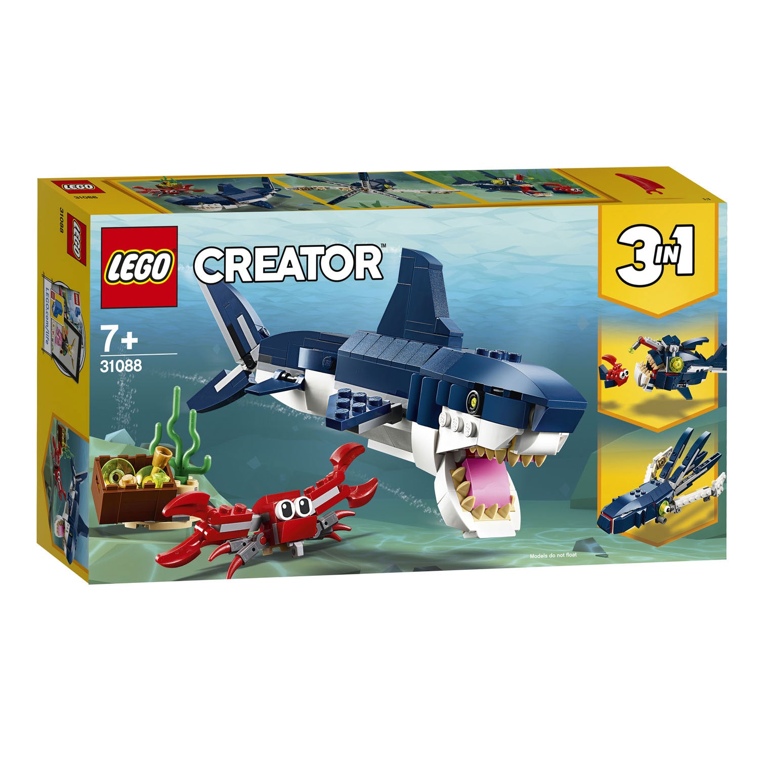 Créateur LEGO LEGO 31088 Les êtres en mer profonde