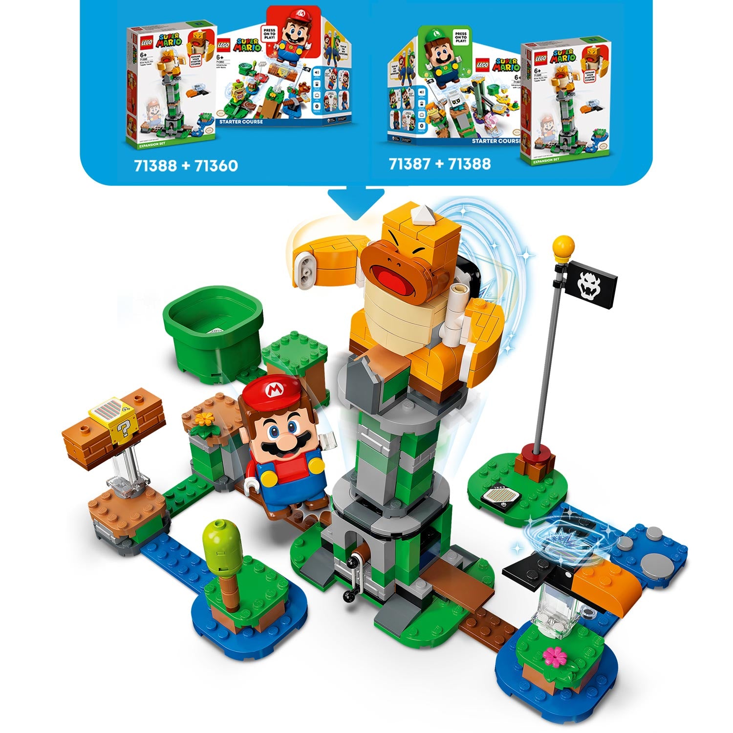 Ensemble d'extension Lego Super Mario 71388 : Bataille de boss