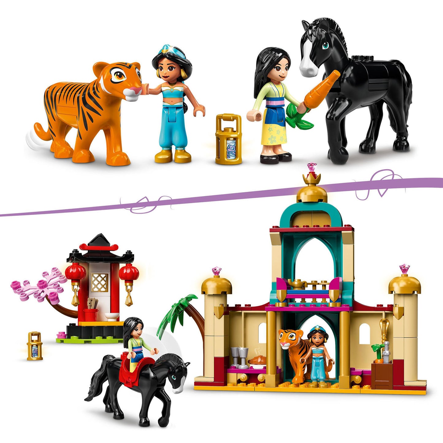LEGO LEGO Princess 43208 Jasmins and Mulans Adventure