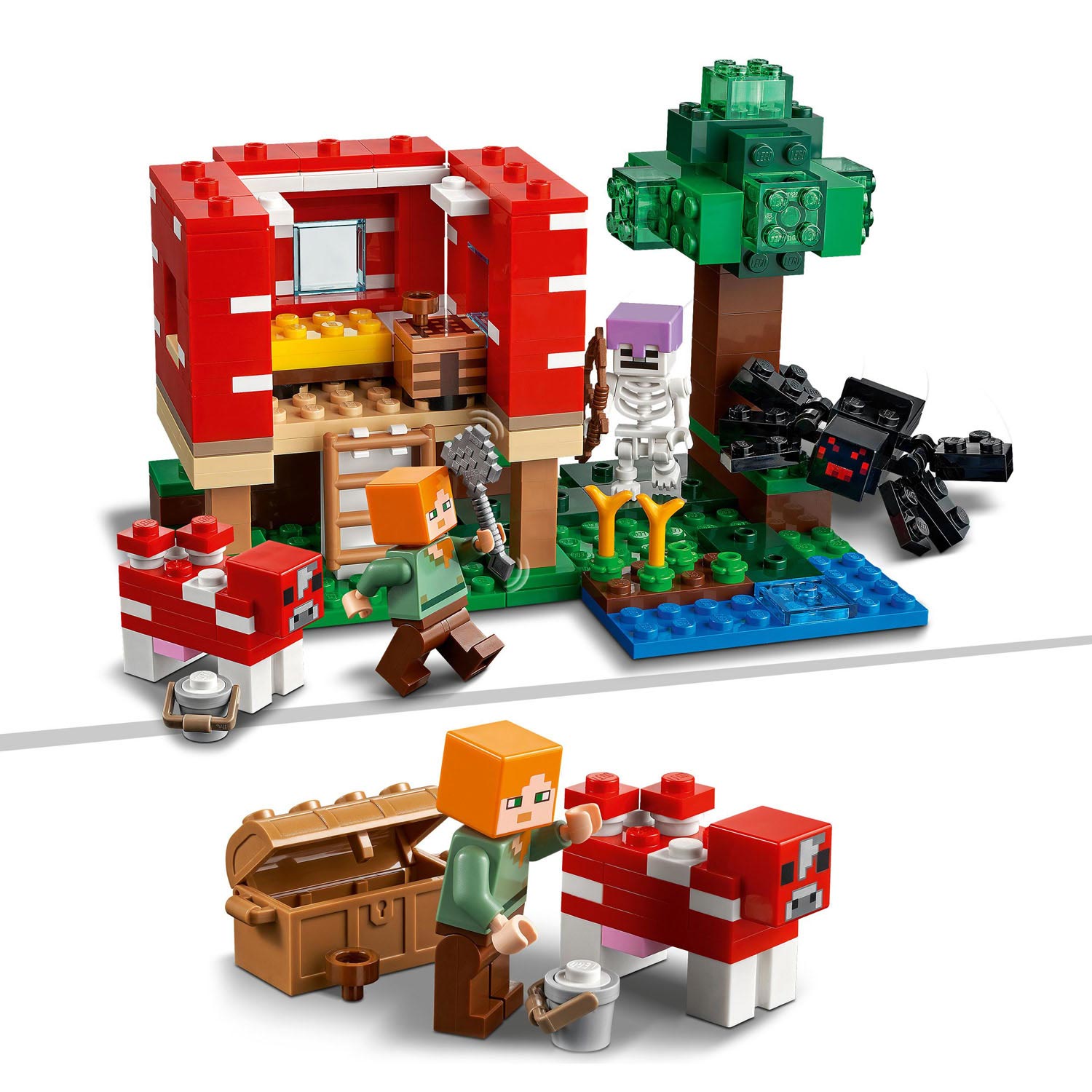 Lego LEGO Minecraft 21179 La maison des champignons