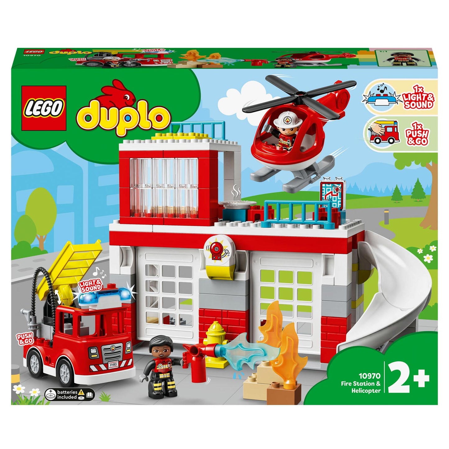 LEGO LEGO DUPLO 10970 Hélicoptère de caserne de pompiers
