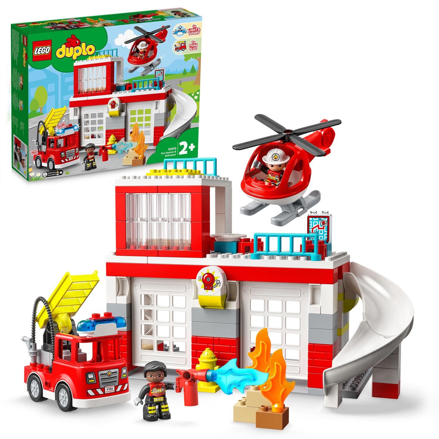 LEGO LEGO DUPLO 10970 Hélicoptère de caserne de pompiers