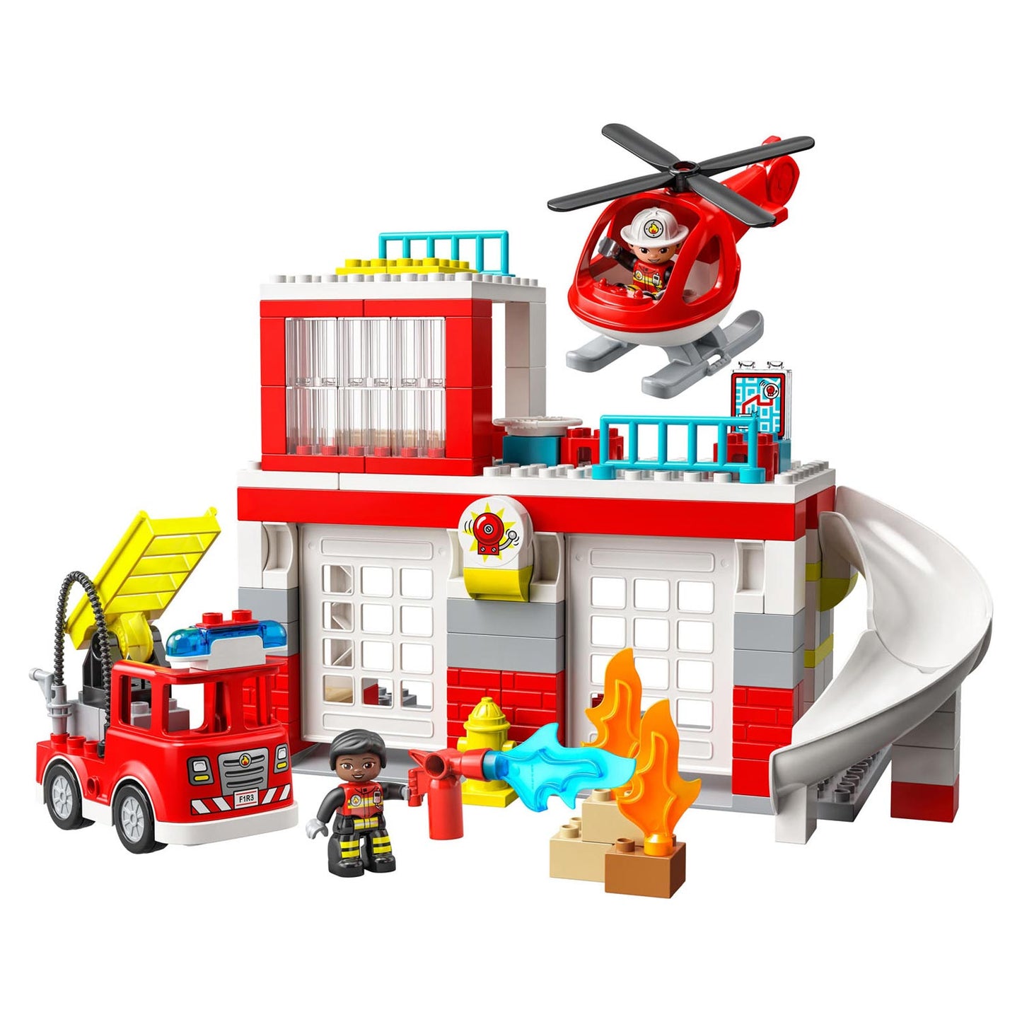 LEGO LEGO DUPLO 10970 Hélicoptère de caserne de pompiers