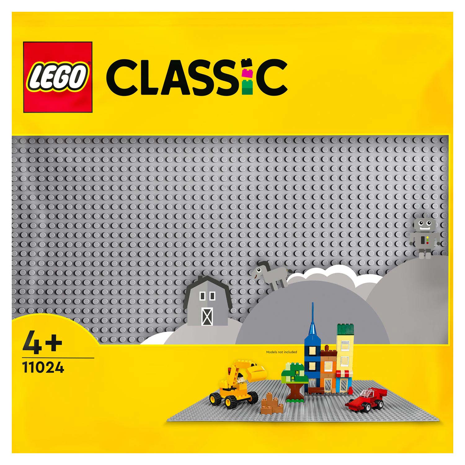 Plaque de construction gris LEGO LEGO 11024