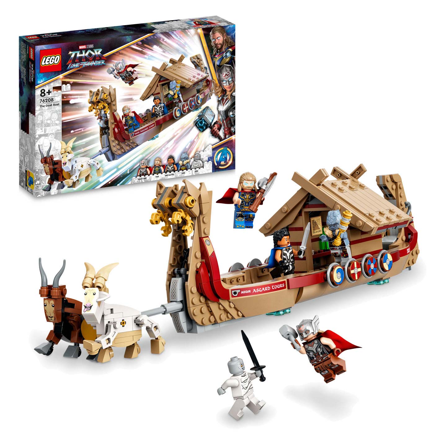 LEGO LEGO Super Heroes 76208 Le navire de chèvre