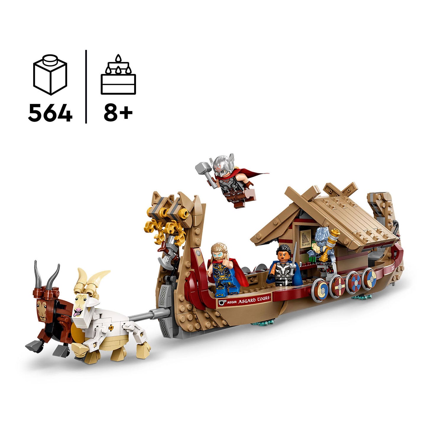 LEGO LEGO Super Heroes 76208 Le navire de chèvre