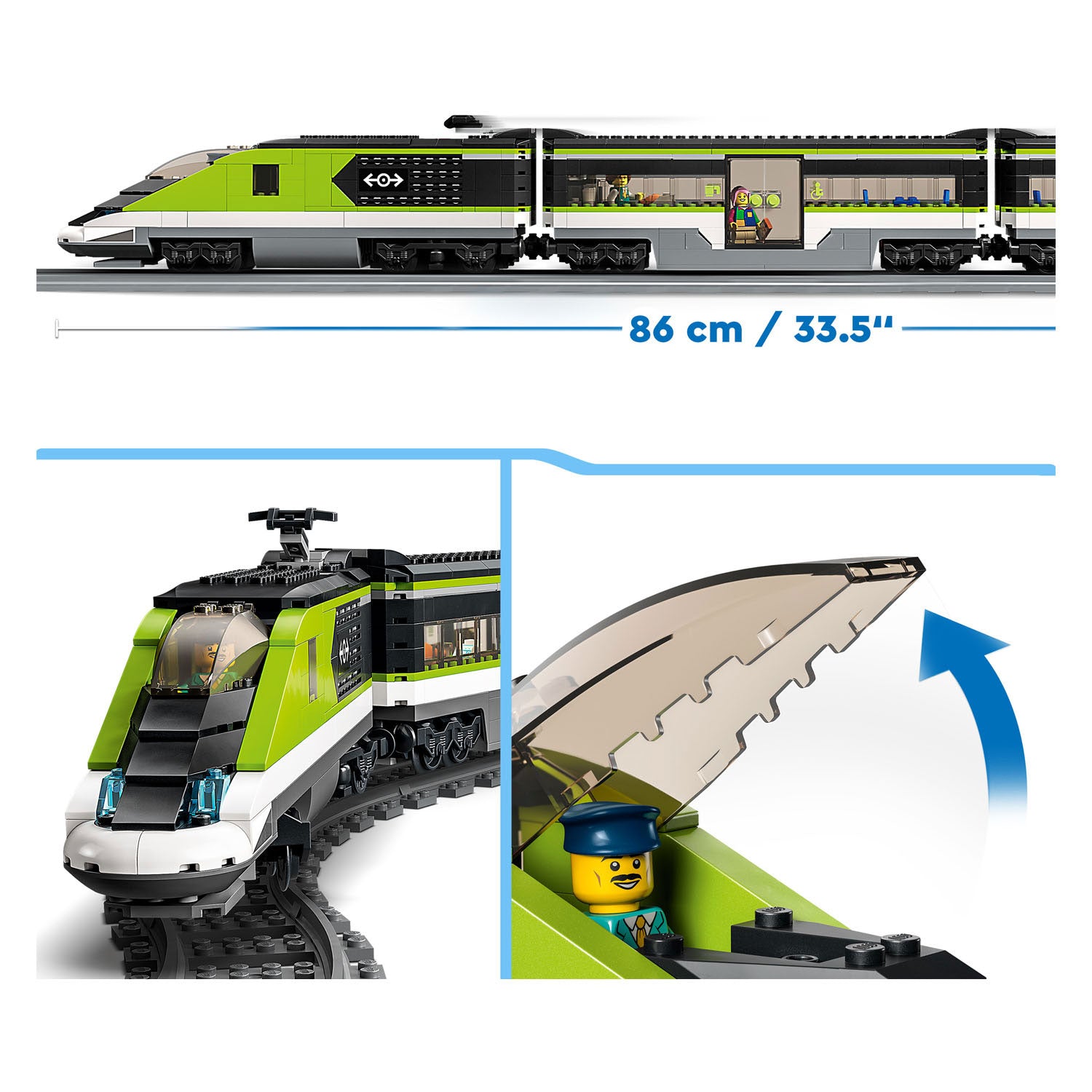 LEGO LEGO CITY 60337 Express Trains de passagers