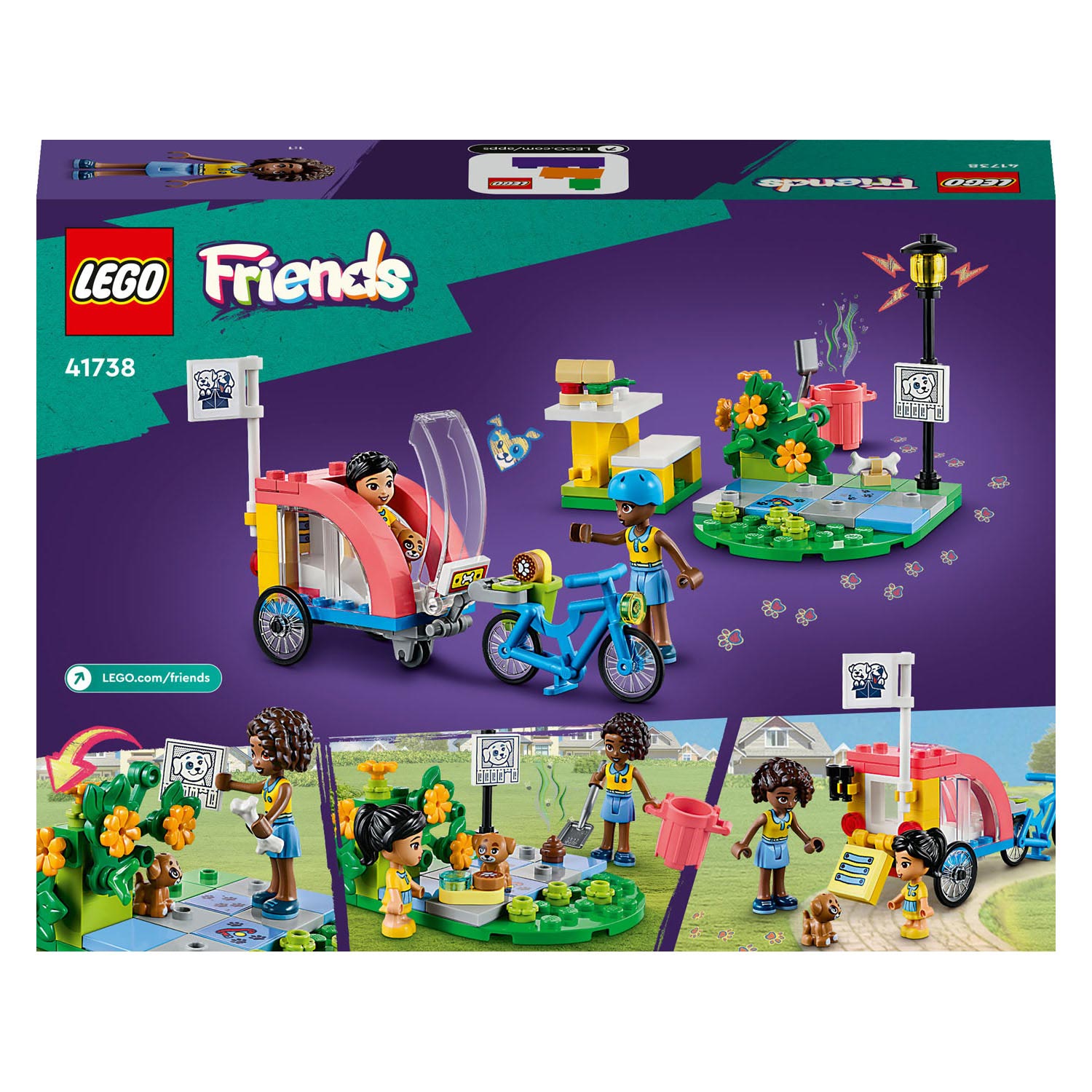 LEGO LEGO Friends 41738 Dogs Rescue Bike