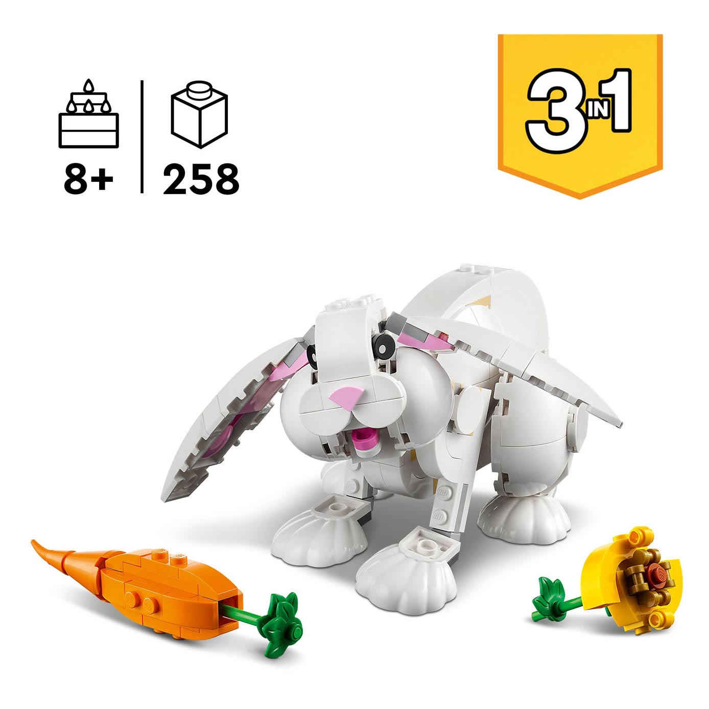 Créateur LEGO LEGO 31133 Rabbit blanc